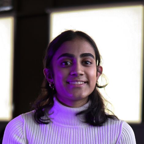 Photo of Nikita Patel looking into the camera